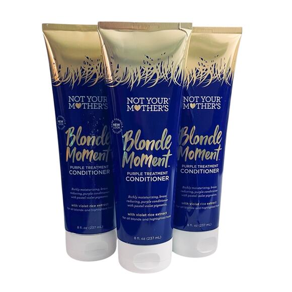 Not Your Mother's Blonde Moment Tone & Repair Purple Conditioner 3 Pack - Picture 5 of 5